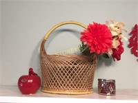 Basket, Flowers, Etc.