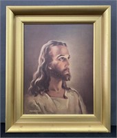 Vtg Head of Christ 1941 Litho-Artist Sallman