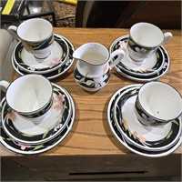 Post Modern Korean Sangostone Tea Cup Set