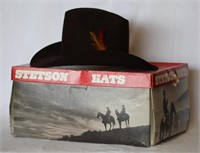Vintage Stetson 4X Beaver Cowboy Hat w/ Orig. Box