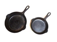 2 GRISWOLD CAST IRON SKILLETS