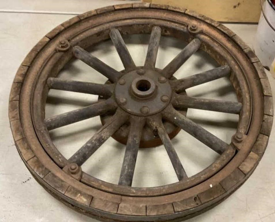 Vintage car wheel