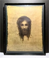 Lg Old Print Jesus Christus (or Veronica’s Veil)