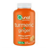 Qunol Turmeric Plus Ginger  200 Gummies