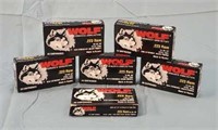 6 Boxes Wolf 120 Rds 223 Rem HP Ammunition