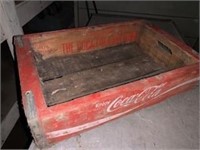 (2) Coca Cola wood crates