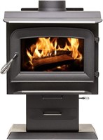 Wood Burning Stove, Black