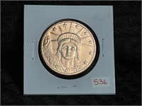 STATUE OF LIBERTY COPPER ROUND