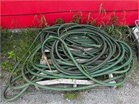 Long Length of Water Hose w/Nozzle