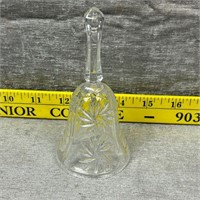 Vintage Pinwheel Collectible Glass Bell