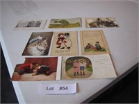 8 Antique Post Cards