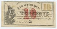 10¢ Scrip Dated Nov. 1, 1862 - Bank of Black