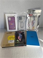 Miscellaneous lot of phone covers and protective