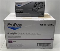LG Case of 1000 ProWorks Nitrile Gloves - NEW