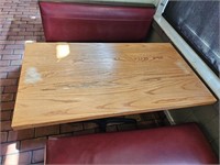 Oak Top Restaurant Table