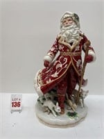 Fitz and Floyd Town and Country Santa Figurine