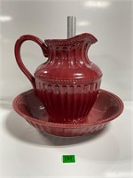 Vtg At Home America Homestead Pitcher/Bowl