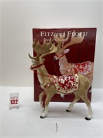 Fitz and Floyd Town and Country Deer Figure