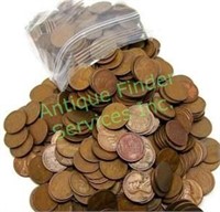 (1) Bag of 100 pcs. Unsearched Lincoln Wheat Cents