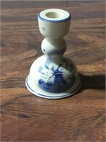 Vintage Royal Delft Blue Candle Holder