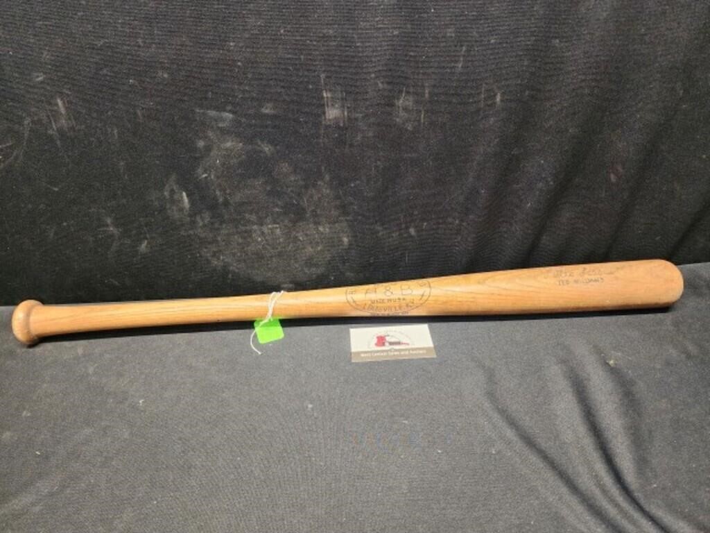 Wooden Hillerich And Bradsby Ted Williams Bat