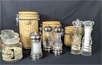 Canister Set  & Salt and Pepper Shakers
