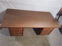 Vintage Wooden Office Desk