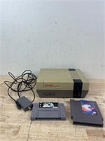 Nintendo Entertainment System with games untested