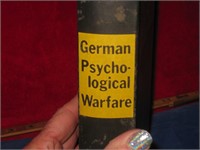 1942 German Psychological Warfare Hard Back Book