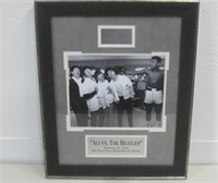 15"x 19" Framed Ali Vs Beatles Photo