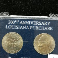 (2) Jefferson Nickels P&D Lewis & Clark 200th Anni