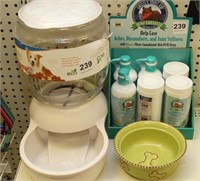 assorted pet lot to include Petmate 10lb.