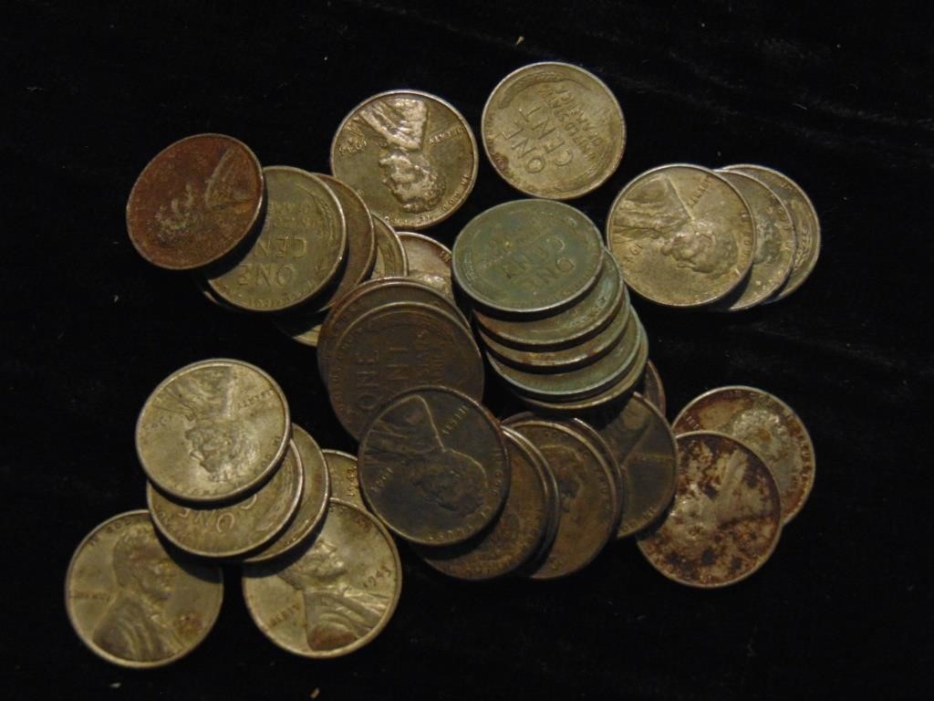 (35) Steel Pennies