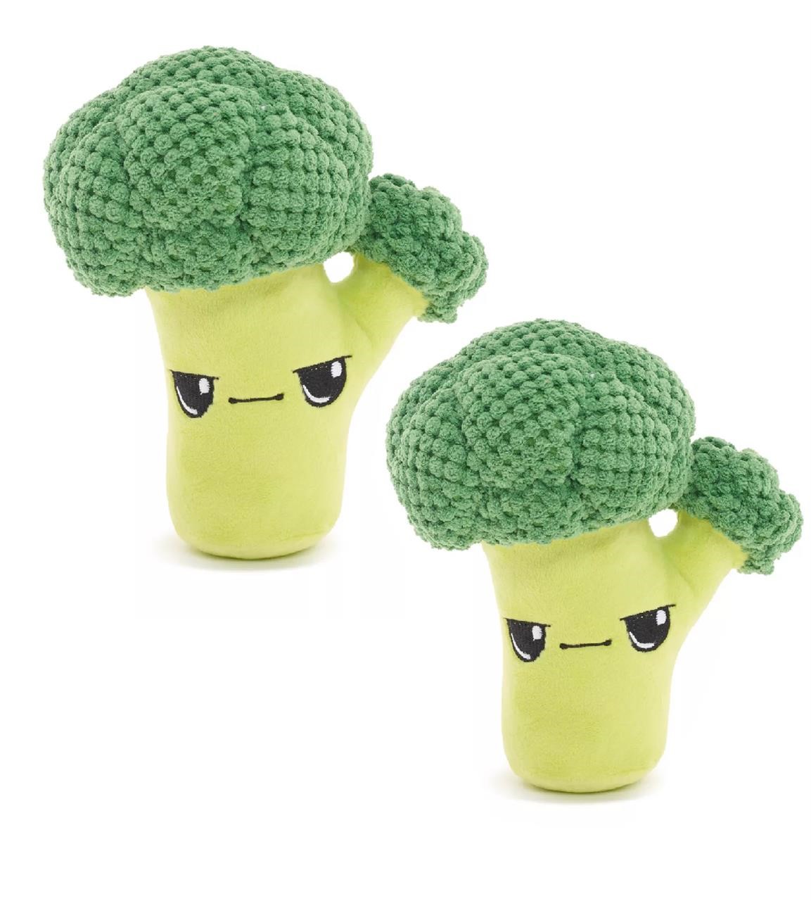 2 Pack BARK Punk Brocc Broccoli Dog Toy