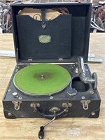 Silvertone Portola Portable Hand-Crank Record