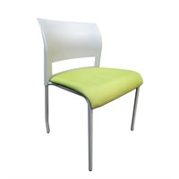 Steelcase lime green stackable chair