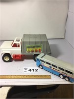 PLASTIC TRUCK AND BUS