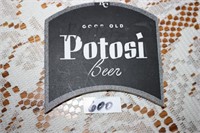 Good Old Potosi Beer Wood Sign