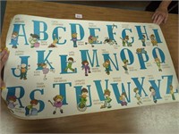 Vintage Alphabet and Seasons posters