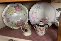 Misc. China Bowls, Vases, Teapot, etc.