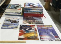 Book & magazine lot-21-military aircraft & ships