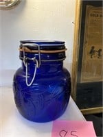 1983 Crownford Giftware Italy Cobalt Blue