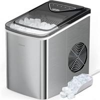Silonn Ice Makers Countertop, 9 Cubes Ready In 6