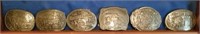 6 Belt Buckels from National Rodeo (1993-1998)