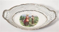 Family in Fields Country Setting Porcelain Germany