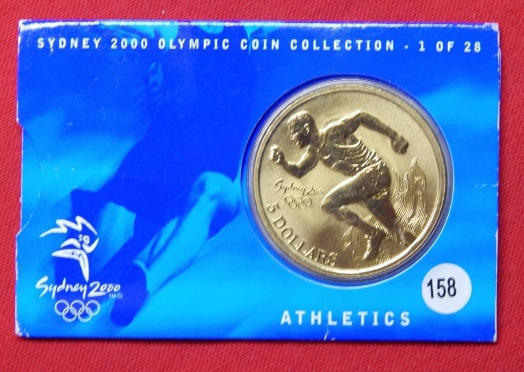 2000 Sydney Olympics $5 Commemorative CLAD