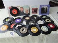 20 45 RECORDS INCLUDING BEATLES, KENNY & DOLLY