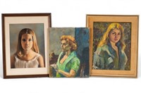 Oil and Pastel Portrait Collection (3)