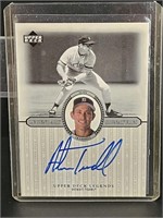 Autographed Allen Trammell Baseball Card in