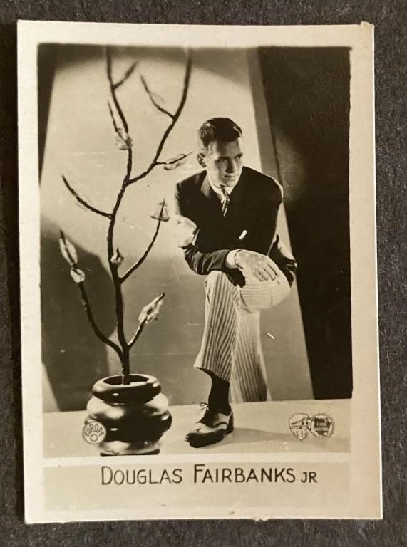 DOUGLAS FAIRBANKS JR.: ORAMI Tobacco Card (1931)